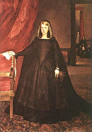 Juan Bautista Martinez del Mazo Empress Dona Margarita de Austria in Mourning Dress oil painting image
